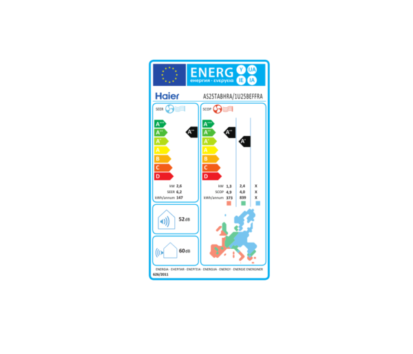 Haier Tundra Green Plus WI-FI 2.6kW AS25TADHRA-CLC/1U25BEEFRA klima uređaj - Slika 4