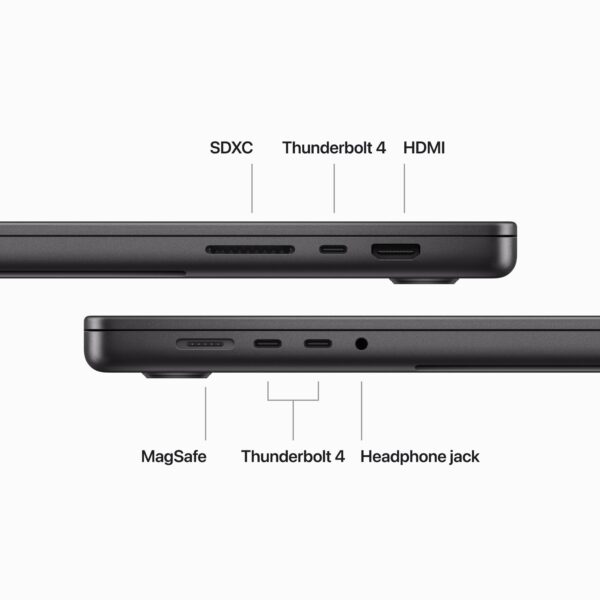 Apple MacBook Pro 16 inch M3 Pro 12 CPU 18 GPU 18GB RAM 512GB SSD HR tipkovnica Space Black - otvoreno pakiranje - Slika 3