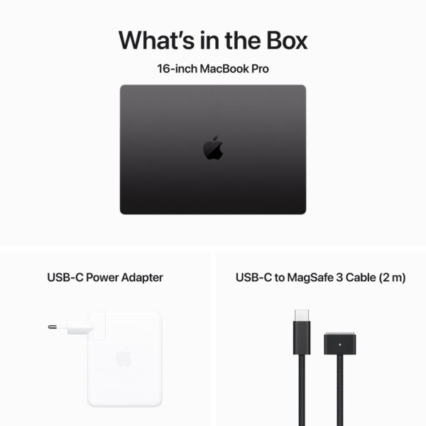Apple MacBook Pro 16 inch M3 Pro 12 CPU 18 GPU 18GB RAM 512GB SSD HR tipkovnica Space Black - otvoreno pakiranje - Slika 8