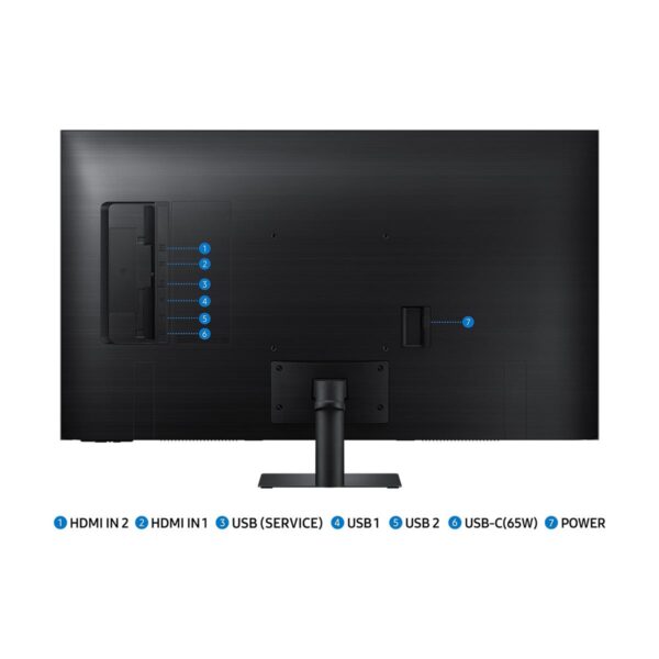 Monitor SAMSUNG 43" M70D LS43DM702UUXDU Black (UHD 4K 3840x2160 - 60Hz 4ms VA Panel - HDR10 - Tizen TV) - Slika 2