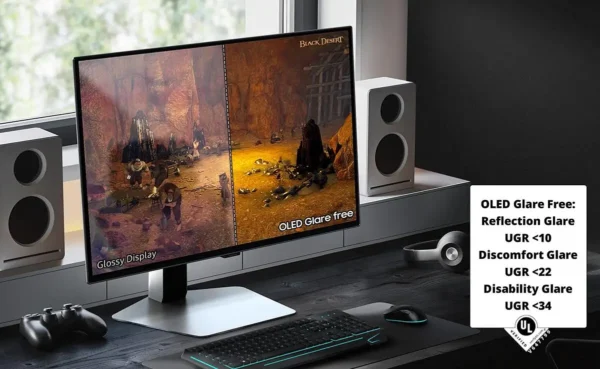 Monitor SAMSUNG 27" LS27DG602SUXEN Silver (QHD 2K 2560×1440 – 360Hz 0.03ms GLARE Free QD-OLED Panel - HDR10 - FreeSync) - Slika 11