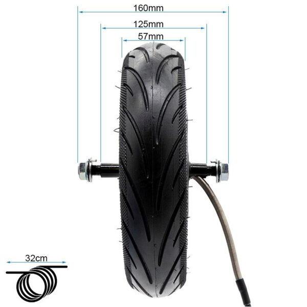 Motor s gumom za romobil Segway 36V 350W 6.5/B50 Ninebot G30 / G30P - Slika 2