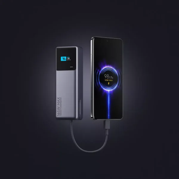 Xiaomi 165 W Power Bank 10000 mAh - Prijenosni punjač - Slika 3