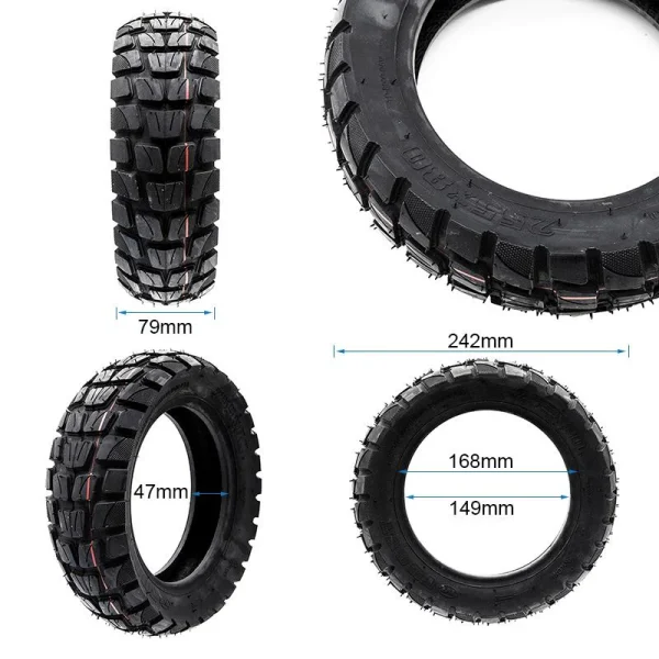 Vanjska guma Off-road Tubeless 255x80-6 - 10x3 - 80/65-6 - Slika 2