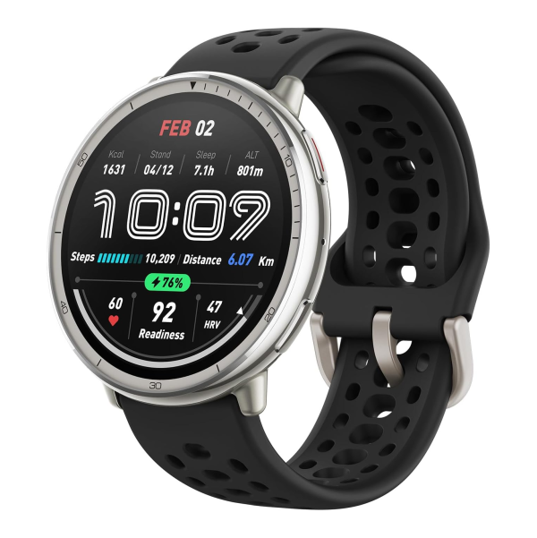 Amazfit Active 2 (Round) Silicon Black