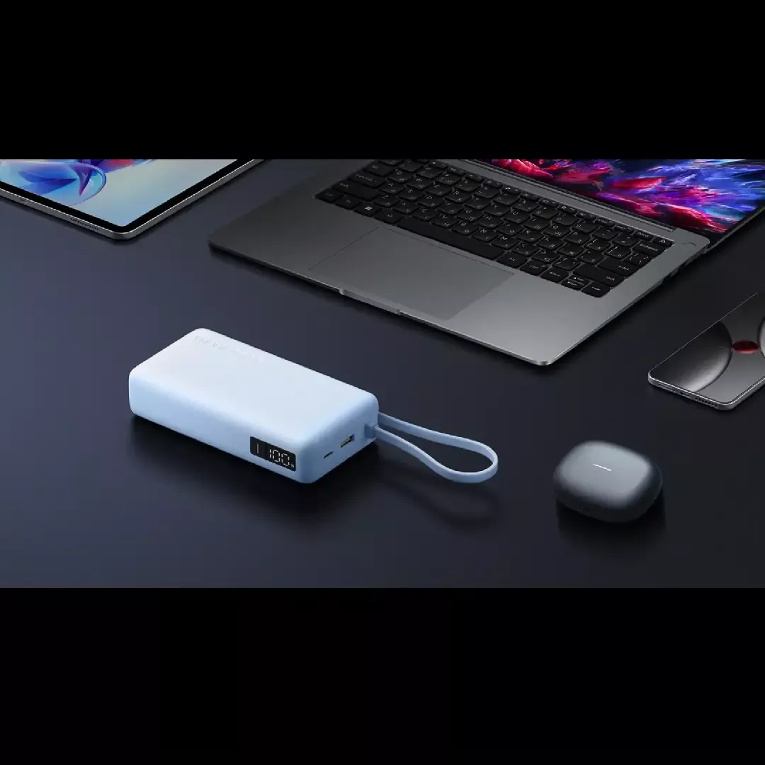 Xiaomi 67 W Power Bank 20000 mAh (Integrated Cable) Ice Blue - Prijenosni punjač - Slika 7