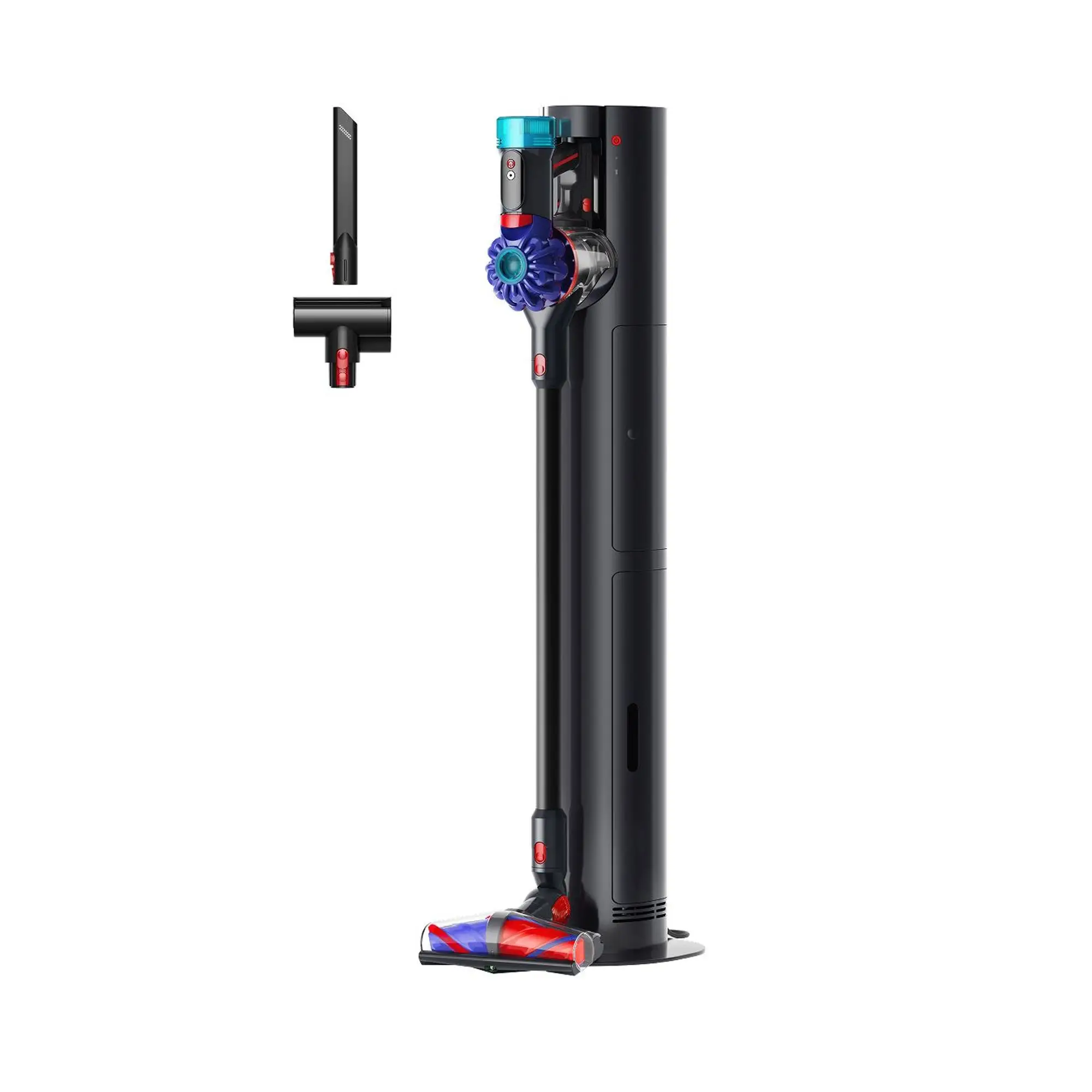 Dyson V10 Konical Moulded Vinca/Black + stanica za automatsko pražnjenje – Bežični štapni usisavač - Slika 7
